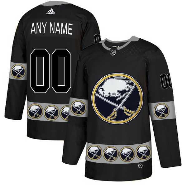Customized Men's Buffalo Sabres Black Team Logos Fashion Adidas Jersey,We sell and wholesale Customized Men's Buffalo Sabres Black Team Logos Fashion Adidas Jersey on line form chian!